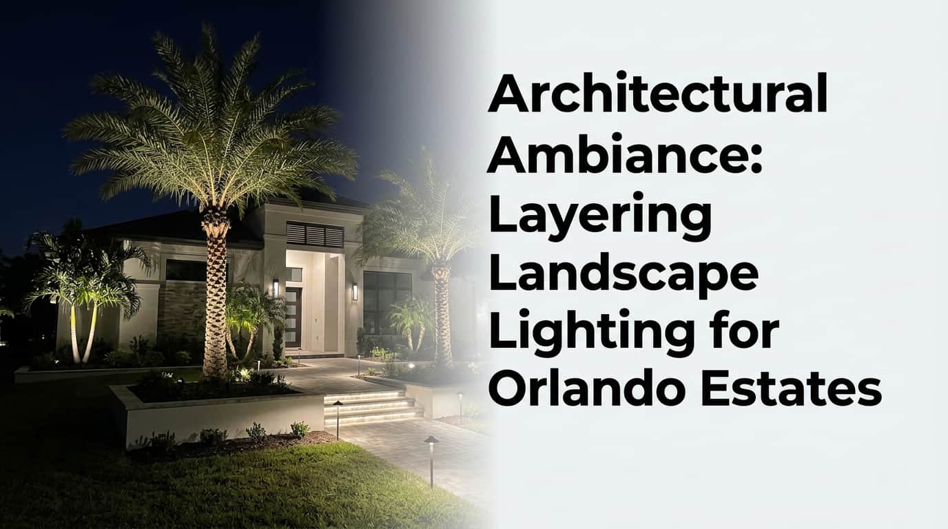 How to Layer Landscape Lighting for Orlando Estates
