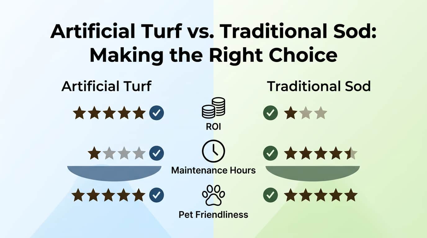 Artificial Turf vs. Sod in St. Petersburg, FL: Which Wins?