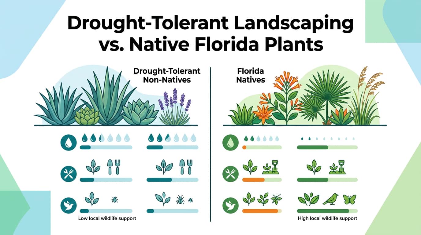 Native Plants vs. Drought-Tolerant Landscaping in Sanford, FL