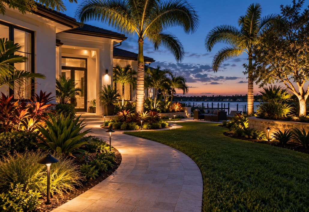 Hiring a Landscape Lighting Designer in Sarasota for Security and Ambiance