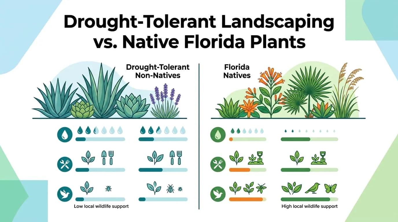 Native Plants vs. Drought-Tolerant Landscaping in Sanford, FL