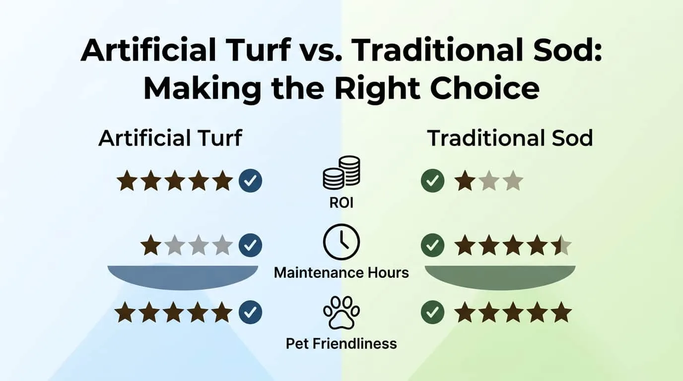 Artificial Turf vs. Sod in St. Petersburg, FL: Which Wins?
