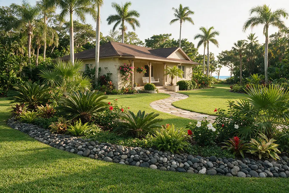 Is Mexican Beach Pebble the Fix for a Soggy Florida Yard?