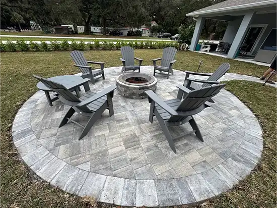 Hardscape installation in Central Florida