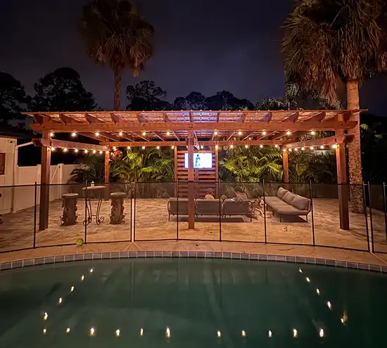 Custom Pergola Installation in Central Florida