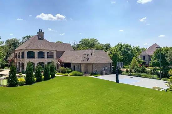 Maintained residential estate landscape by Citrus Landscape Solutions