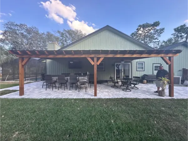Hardscape and Pergola Install in Tampa