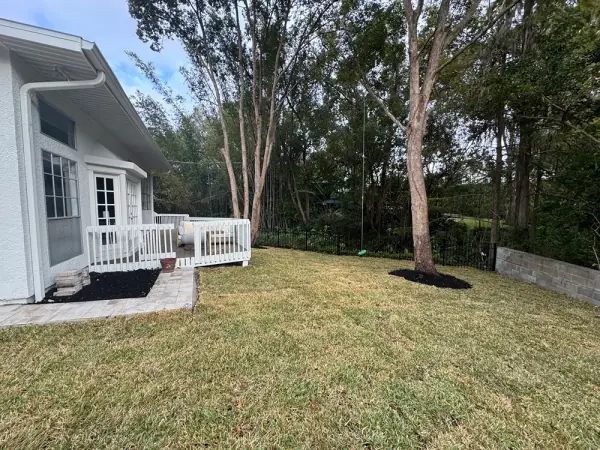 Landscape Design, Walkway and Fence Installation in Sarasota, FL
