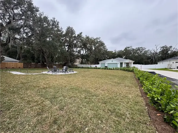 Residential plant and hardscape project in Sarasota, FL