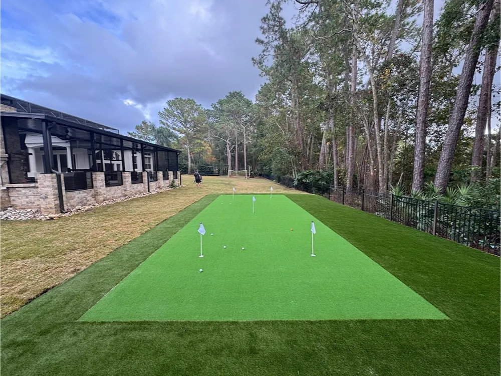 Fake Grass Putting Green in Sanford, FL
