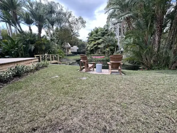 Completed sod and plant installation in Sanford