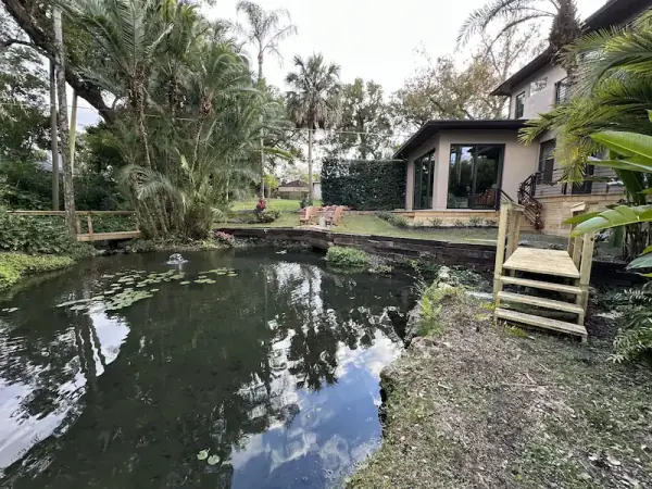 Completed sod and plant installation in Sanford